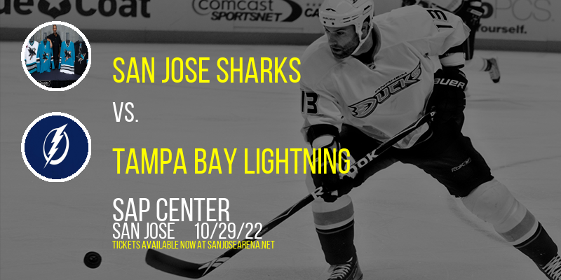 San Jose Sharks vs. Tampa Bay Lightning at SAP Center tickets San Jose Sharks vs. Tampa Bay Lightning at SAP Center