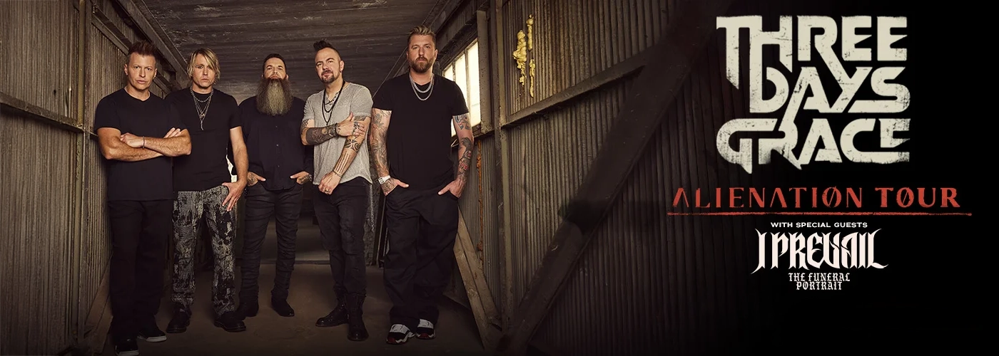 Three Days Grace, I Prevail &amp; The Funeral Portrait