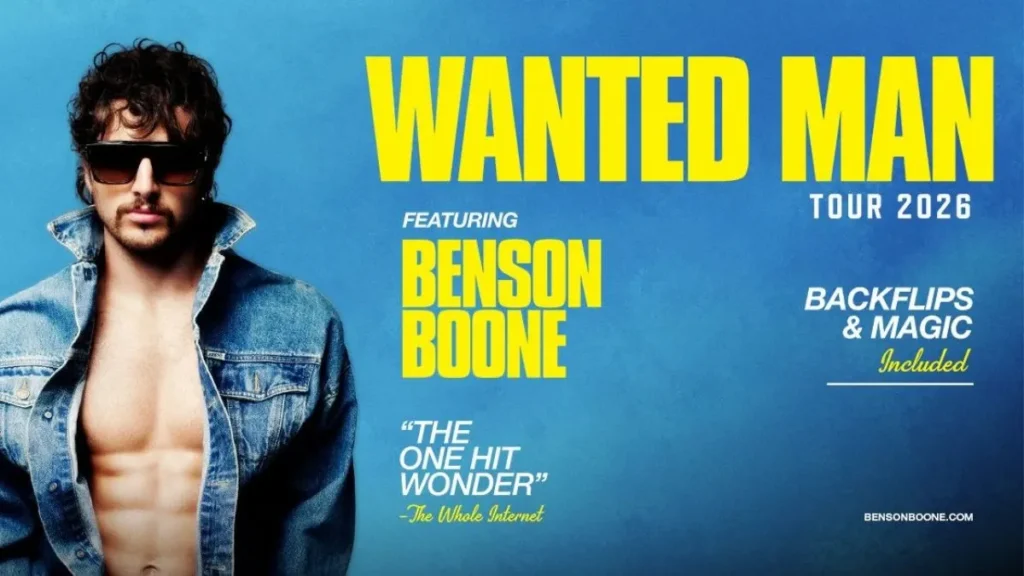 Benson Boone at SAP Center